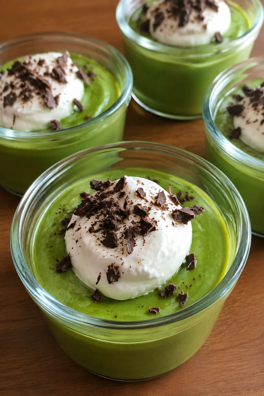 Witch's Cauldron Matcha Pudding Pots