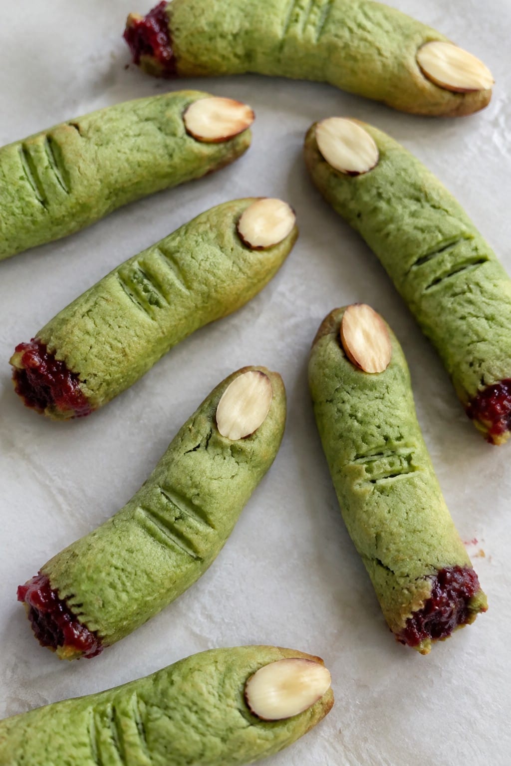 Witch Finger Almond Sugar Cookies