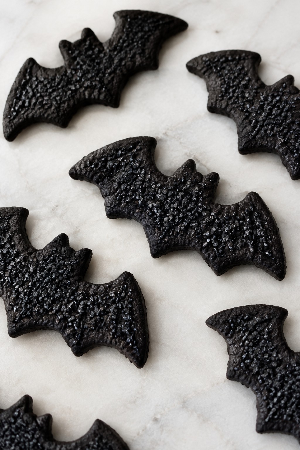 Bat-Shaped Black Cocoa Cookies