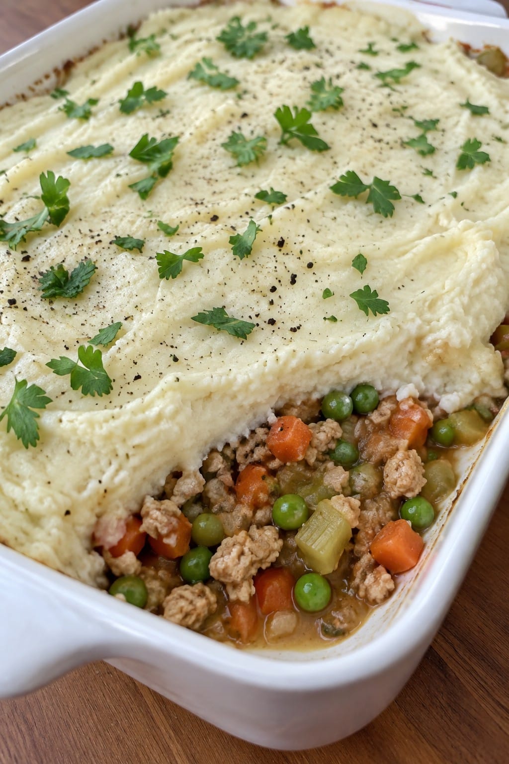 Veggie-Loaded Shepherd’s Pie with Cauliflower Mash