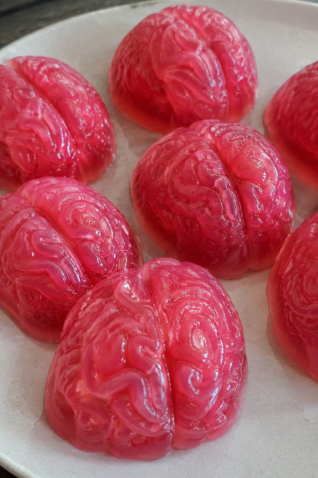 Watermelon Zombie Brain Jello Shots