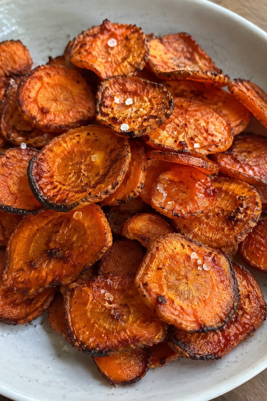Harissa Roasted Carrot Chips