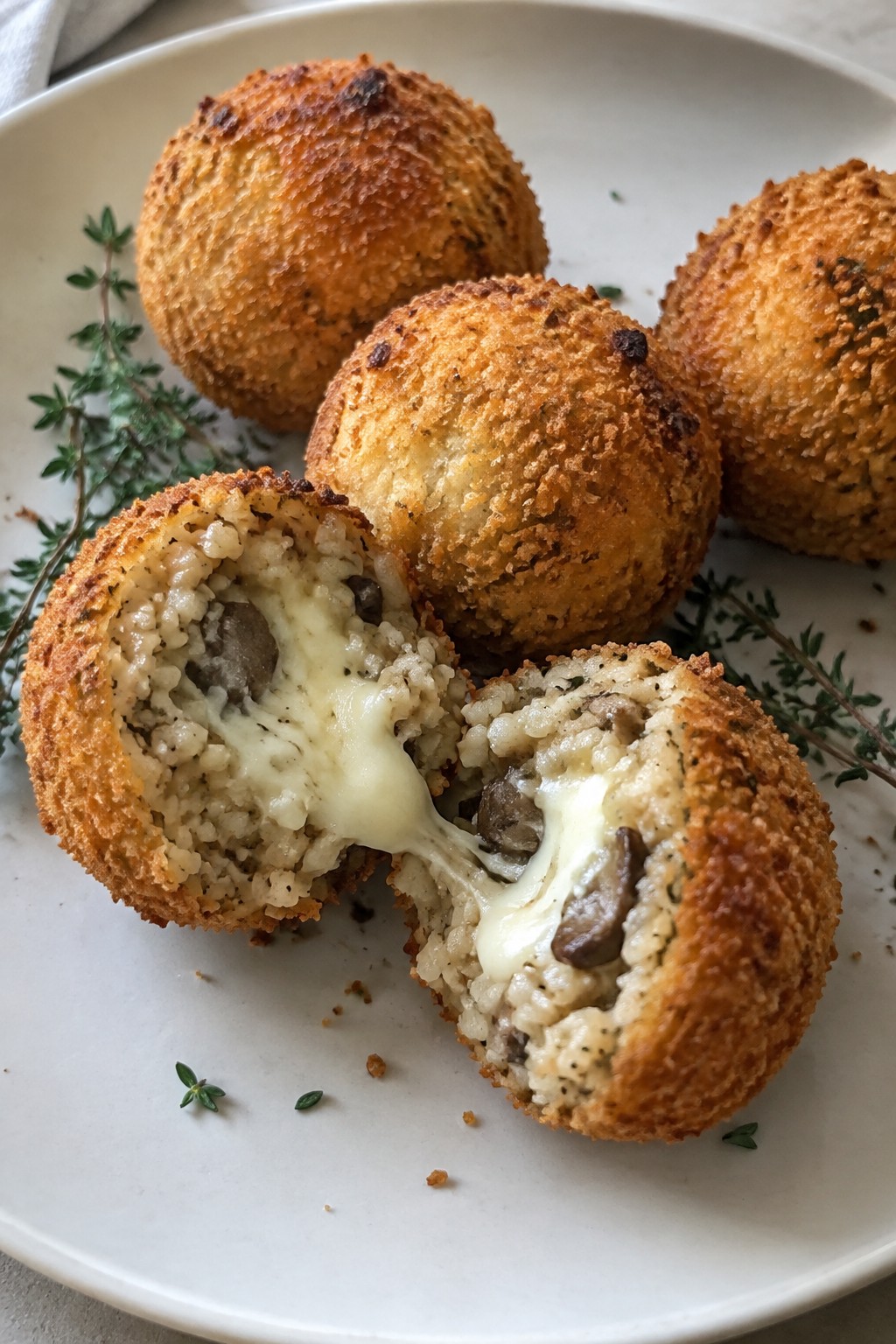 Haunted Forest Wild Mushroom and Truffle Arancini