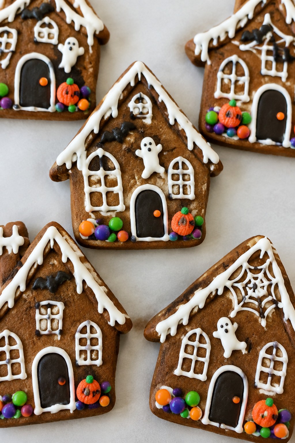 Gingerbread Haunted House Cookies