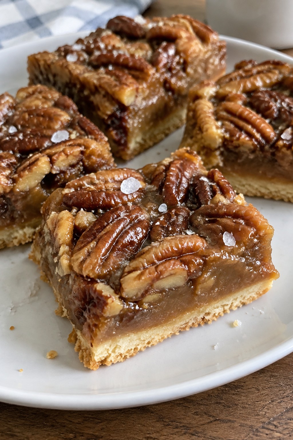 Salted Caramel Pecan Pie Bars