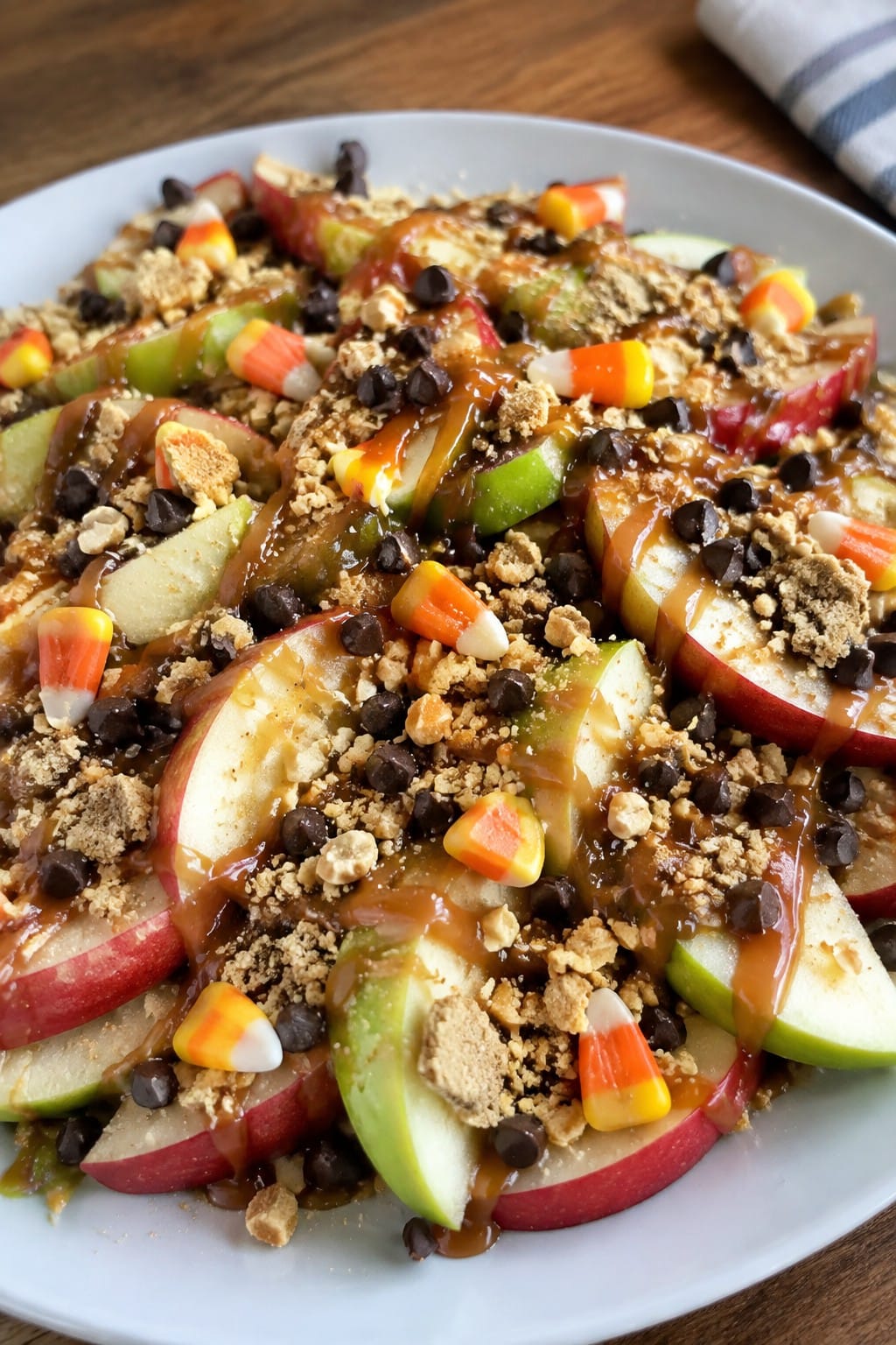 Caramel Apple Nacho Bar