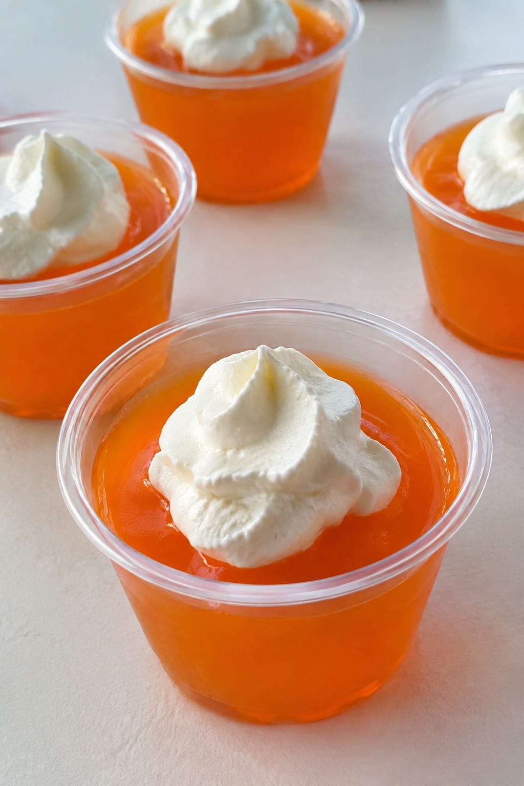 Orange Creamsicle Jell-O Cups