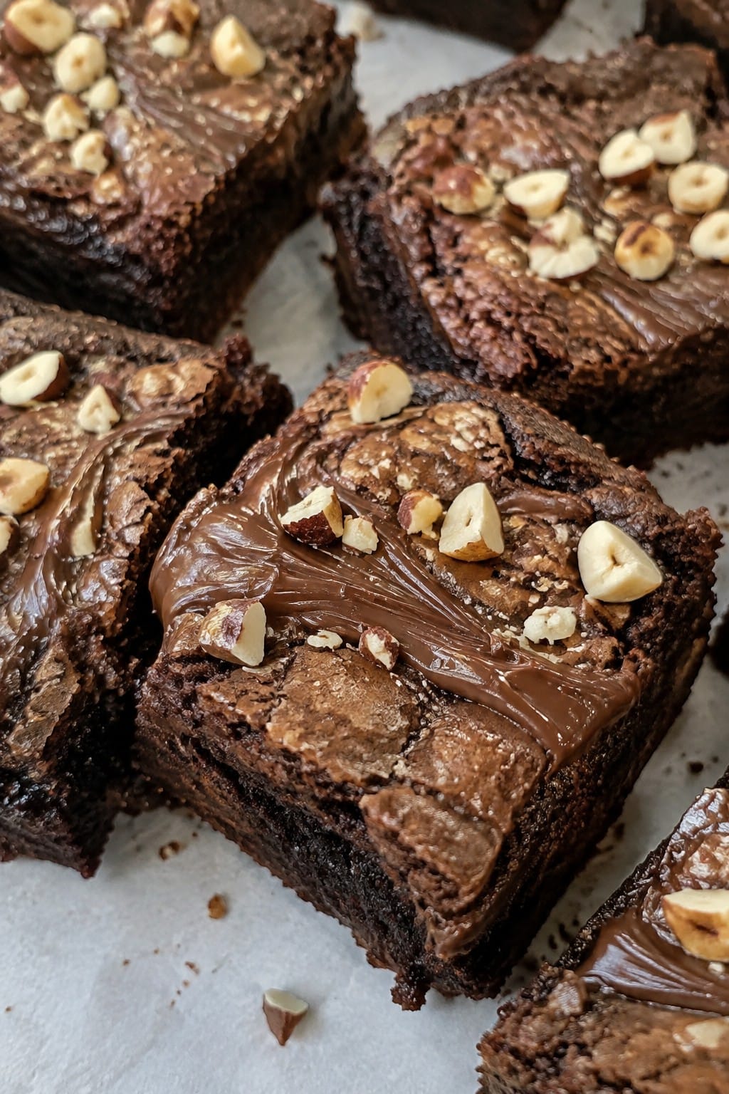 Nutella Hazelnut Cauldron Brownies