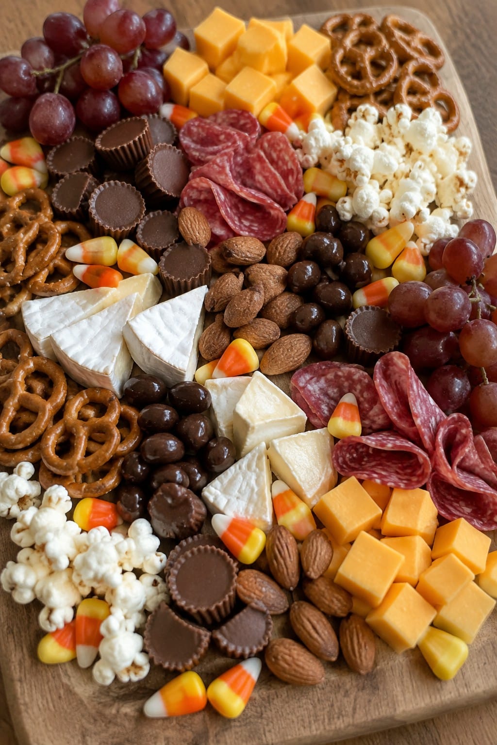Trick-or-Treat Sweet Savory Mix Board