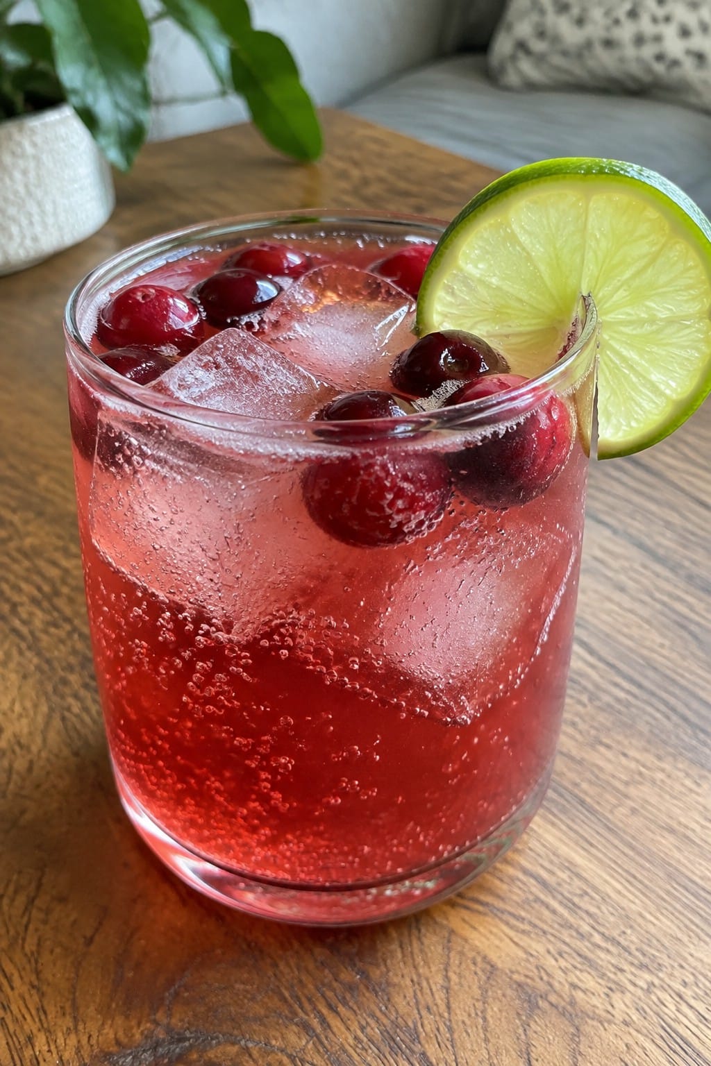 Cranberry Ginger Tequila Fizz
