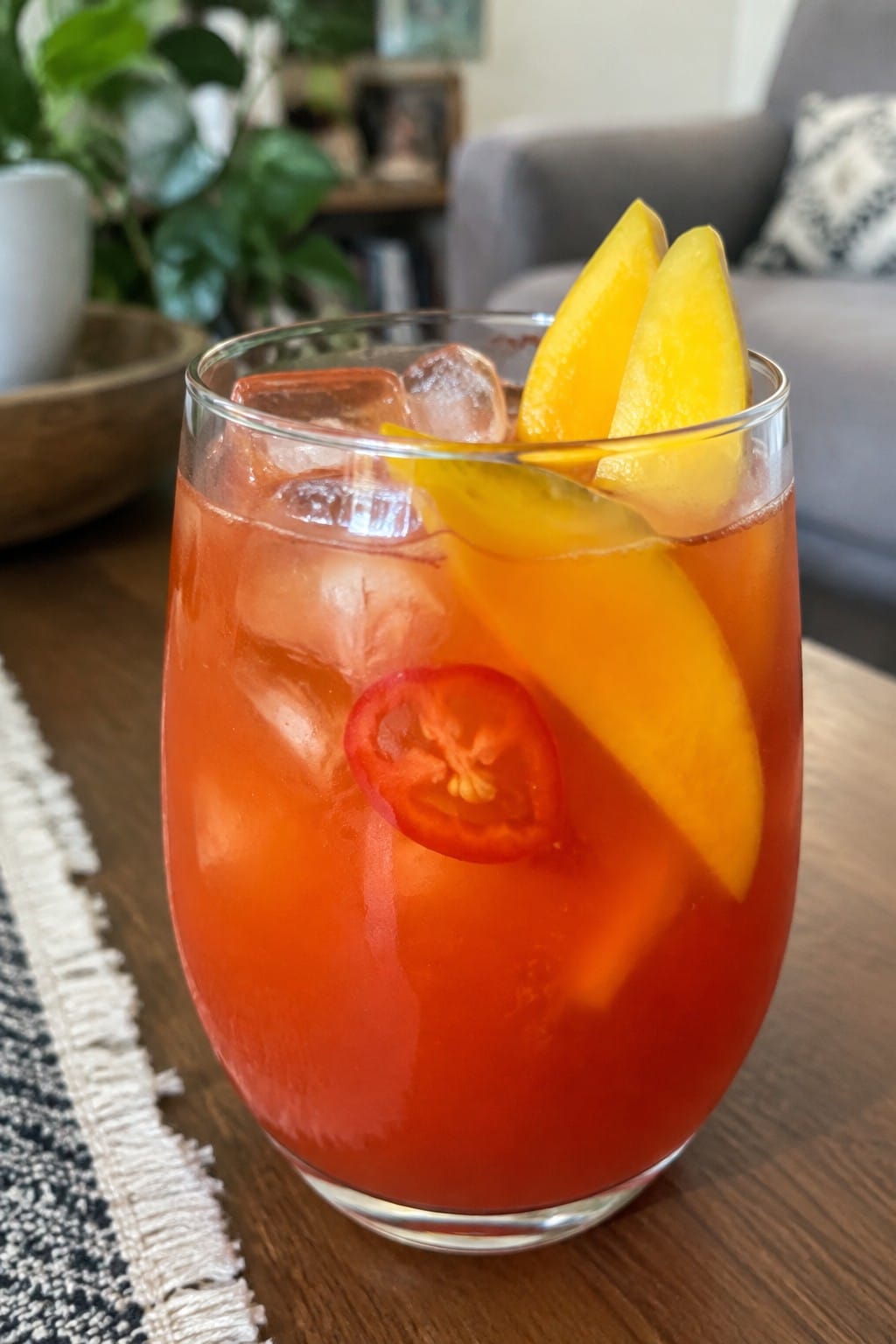 Mango Habanero Dark Rum Punch