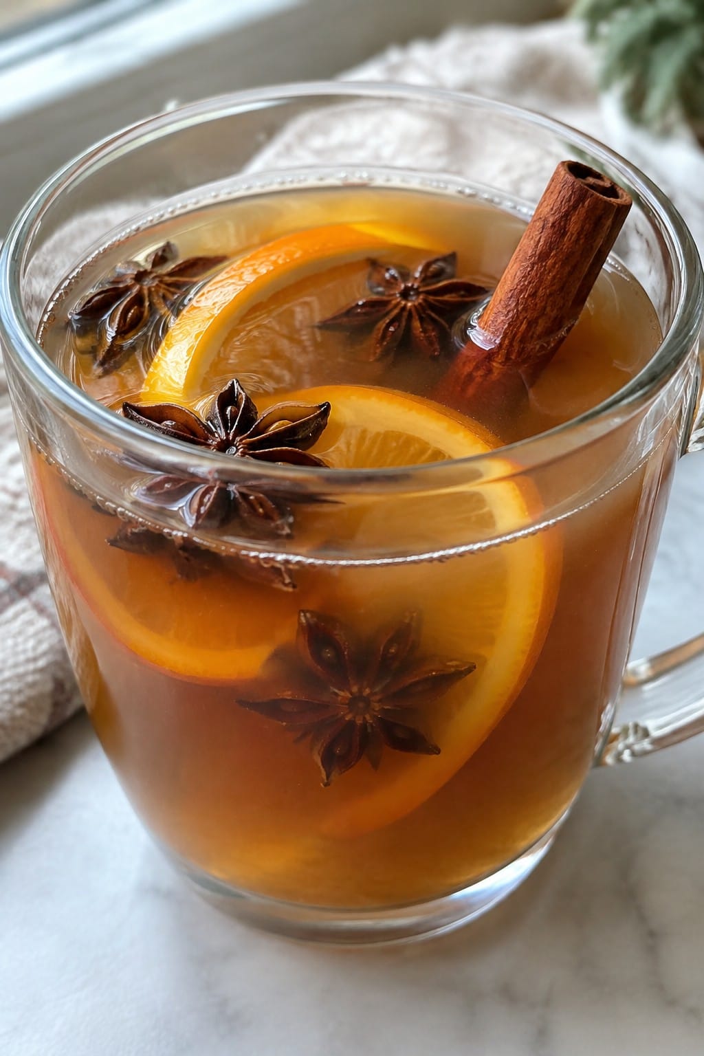 Mulled Apple Cider with Star Anise