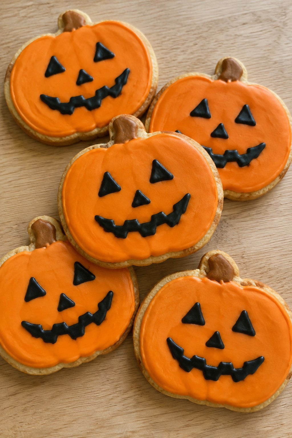 Jack-O’-Lantern Pumpkin Spice Cut-Out Cookies