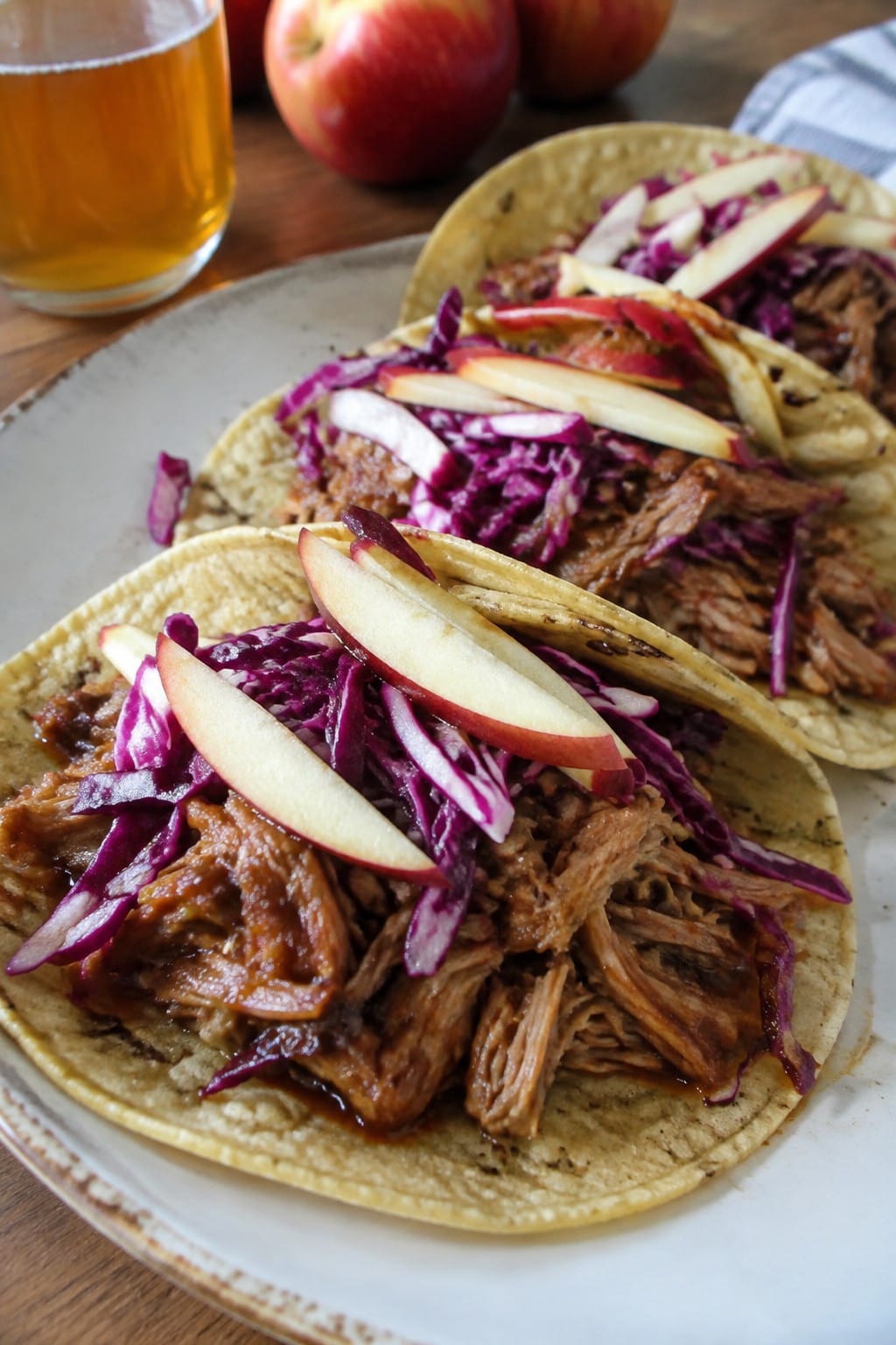 Poison Apple Cider Pulled Pork Tacos