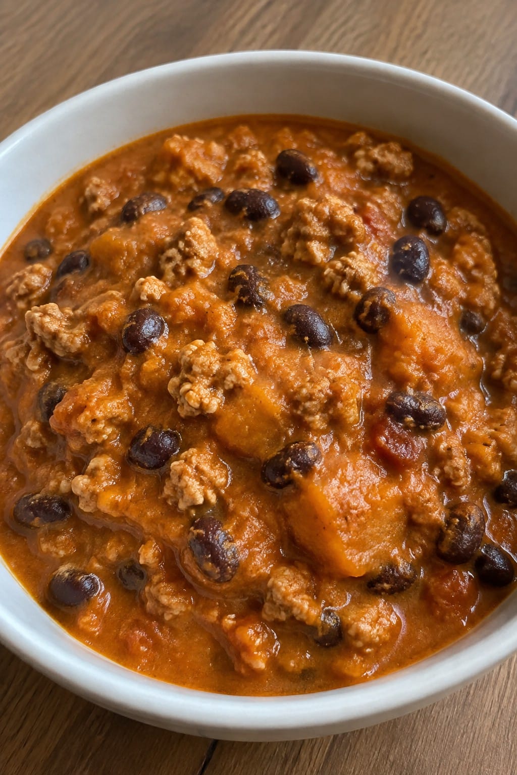 Spooky Turkey Pumpkin Chili