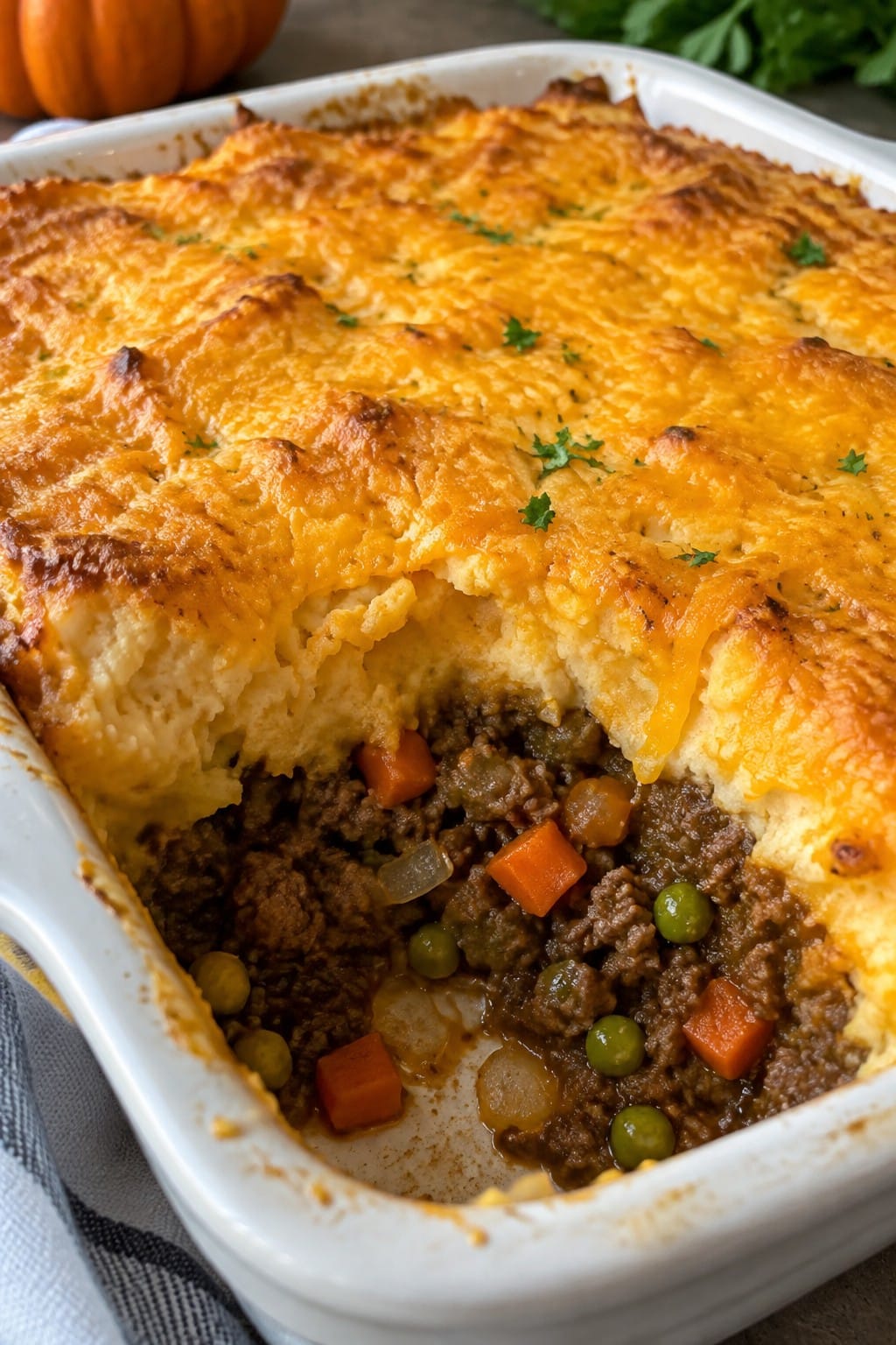 Pumpkin Patch Shepherd's Pie with Ground Beef