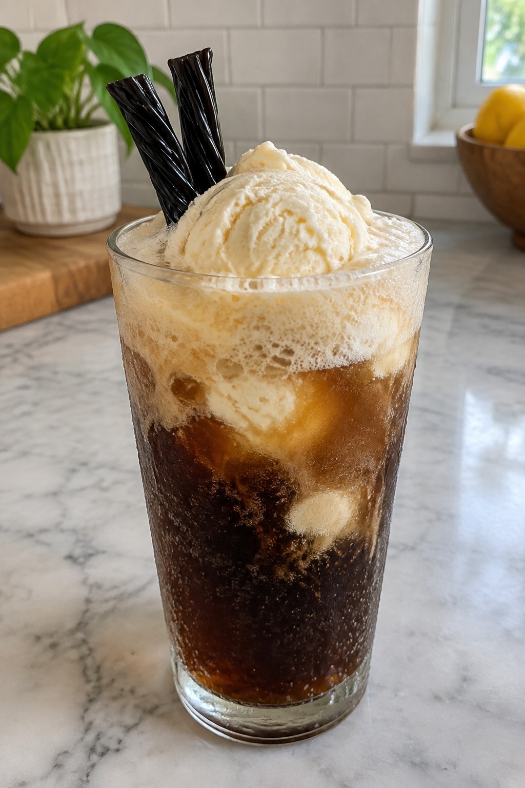 Black Cat Cola Float