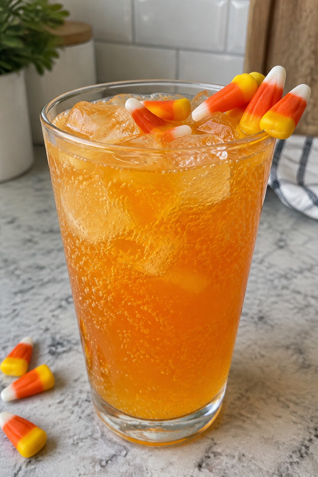 Candy Corn Orange Fizz