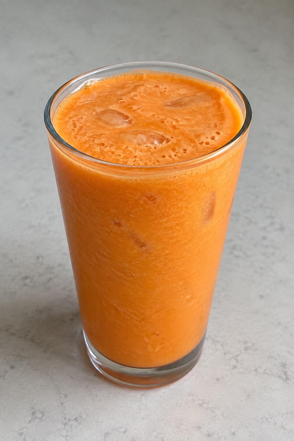 Jack-o'-Lantern Carrot Smoothie