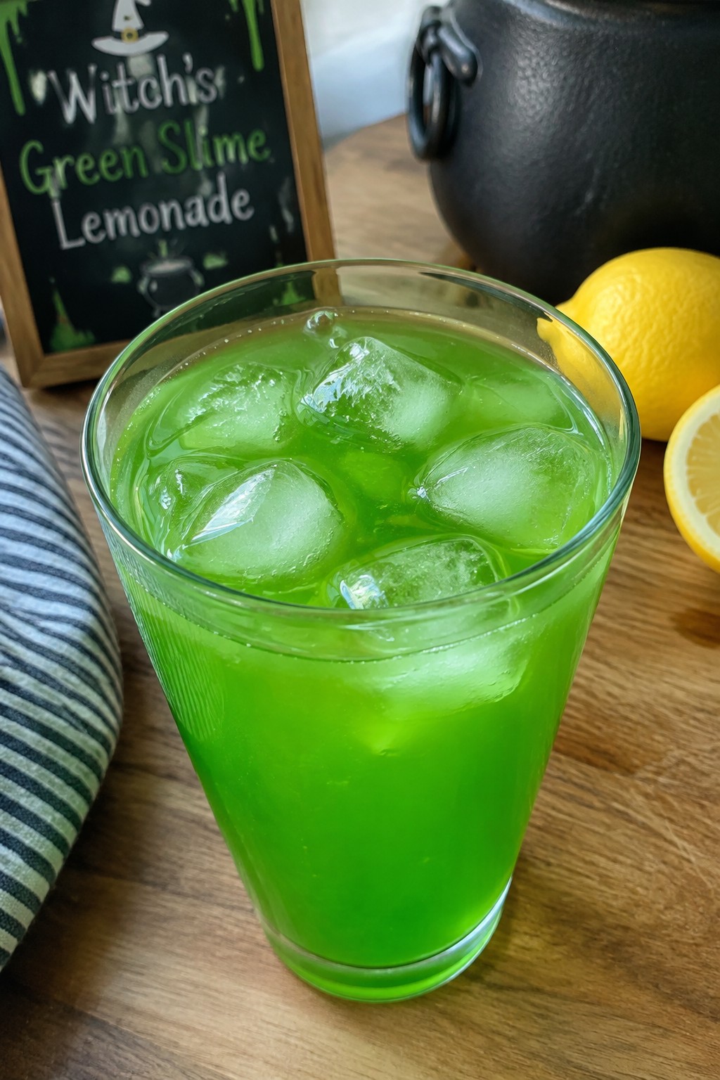 Witch's Green Slime Lemonade