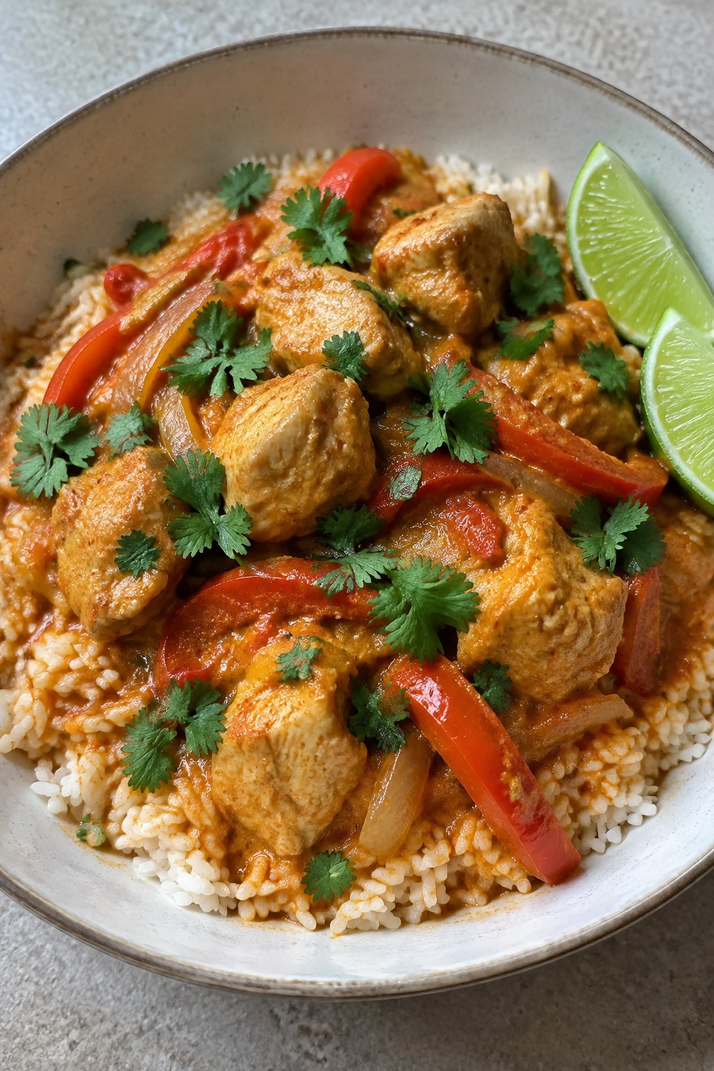 Cauldron Coconut Curry Chicken with Jasmine Rice