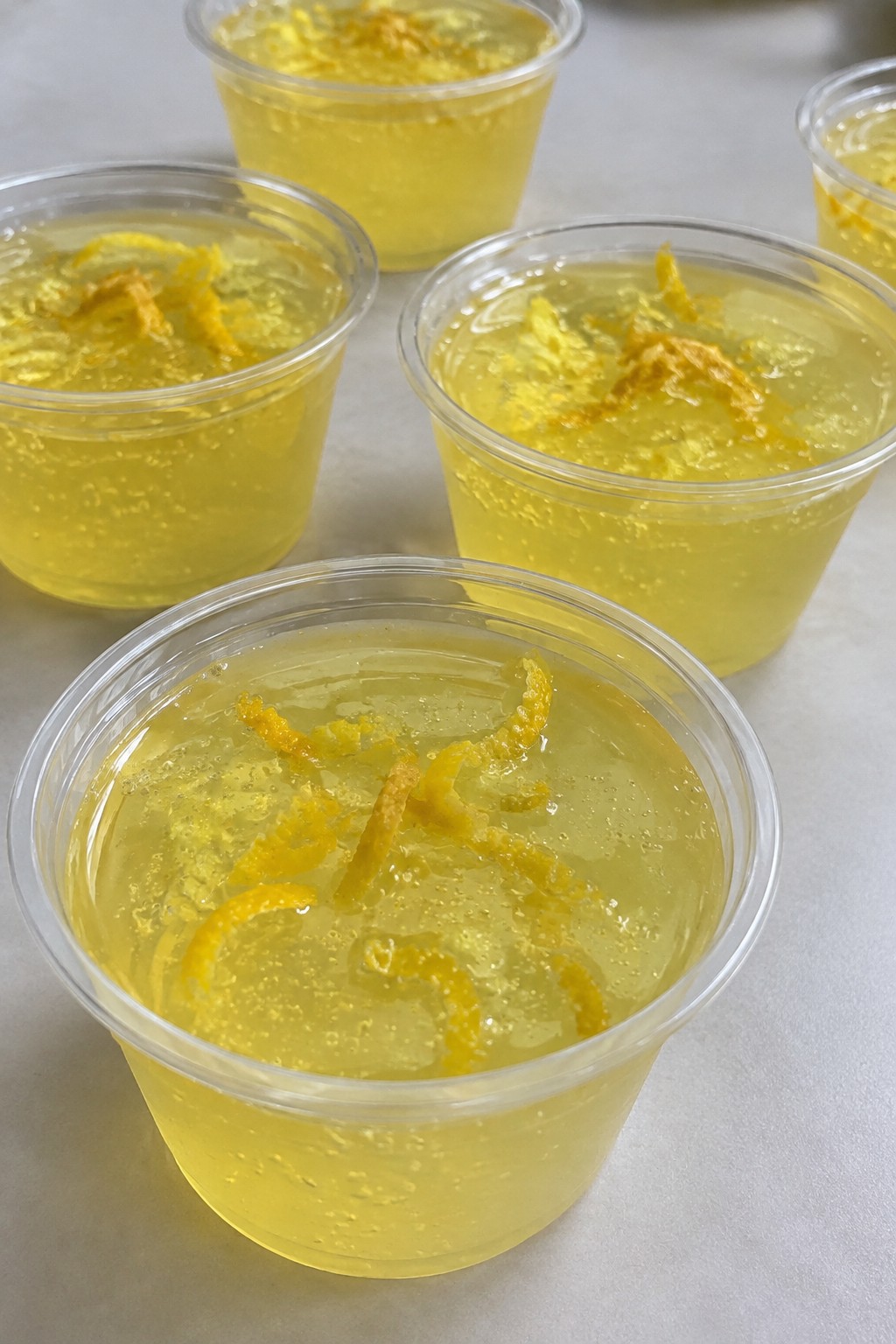 Eerie Elderflower Lemon Vodka Jello Shots