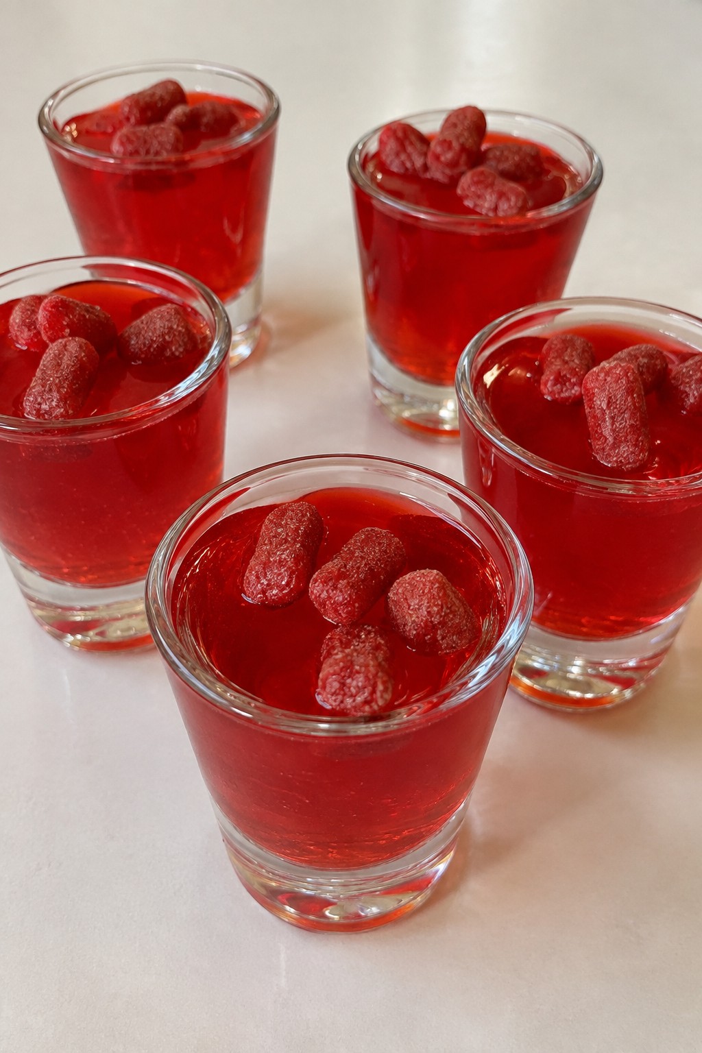 Fiery Cinnamon Fireball Jello Shots