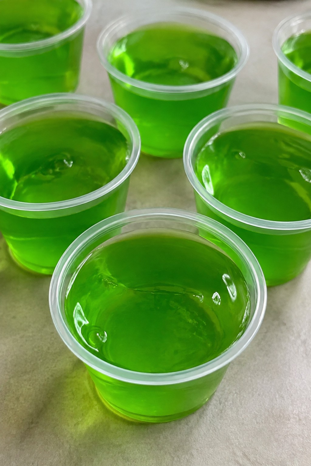 Poisoned Green Apple Tequila Jello Shots