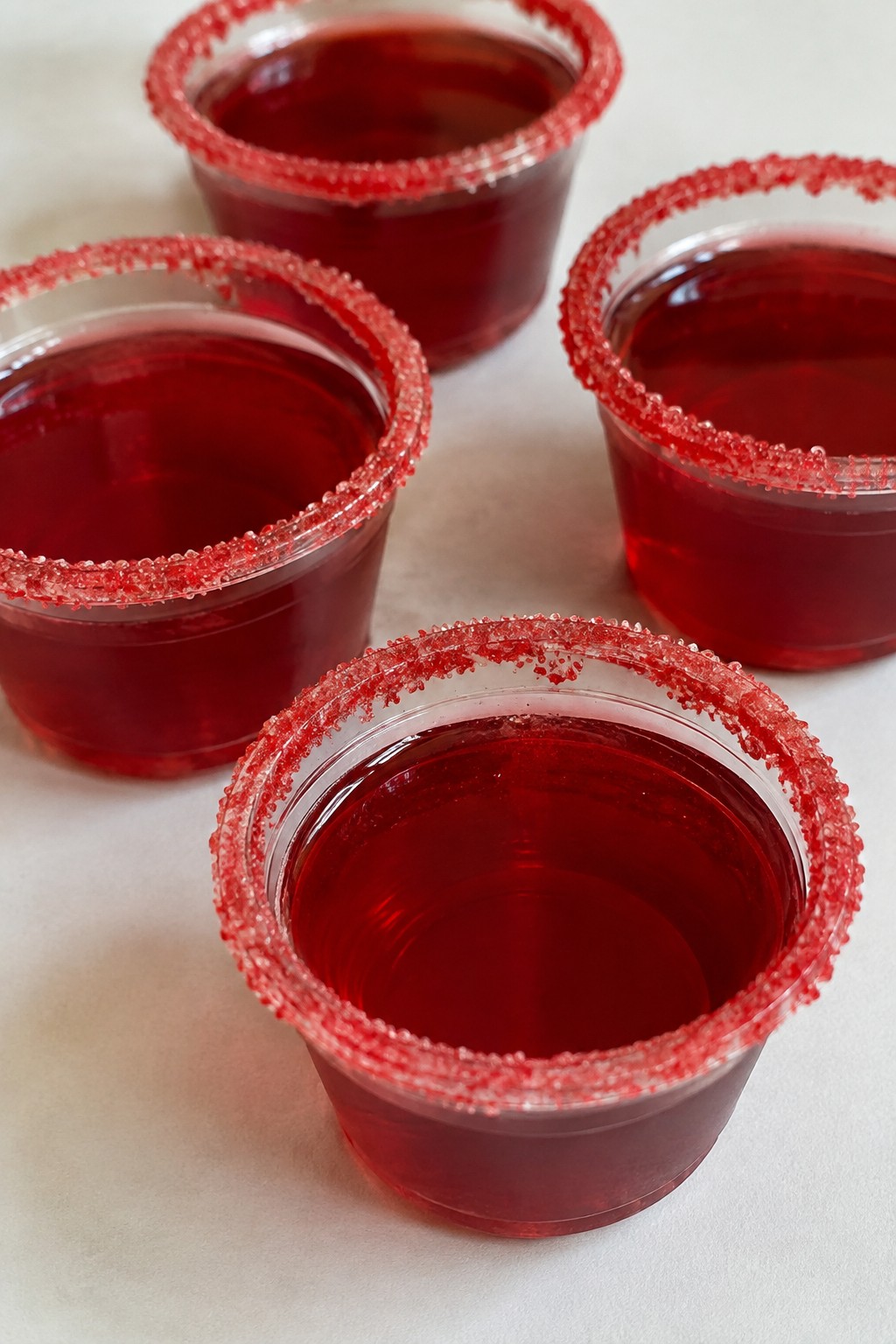 Vampire Blood Orange Tequila Jello Shots