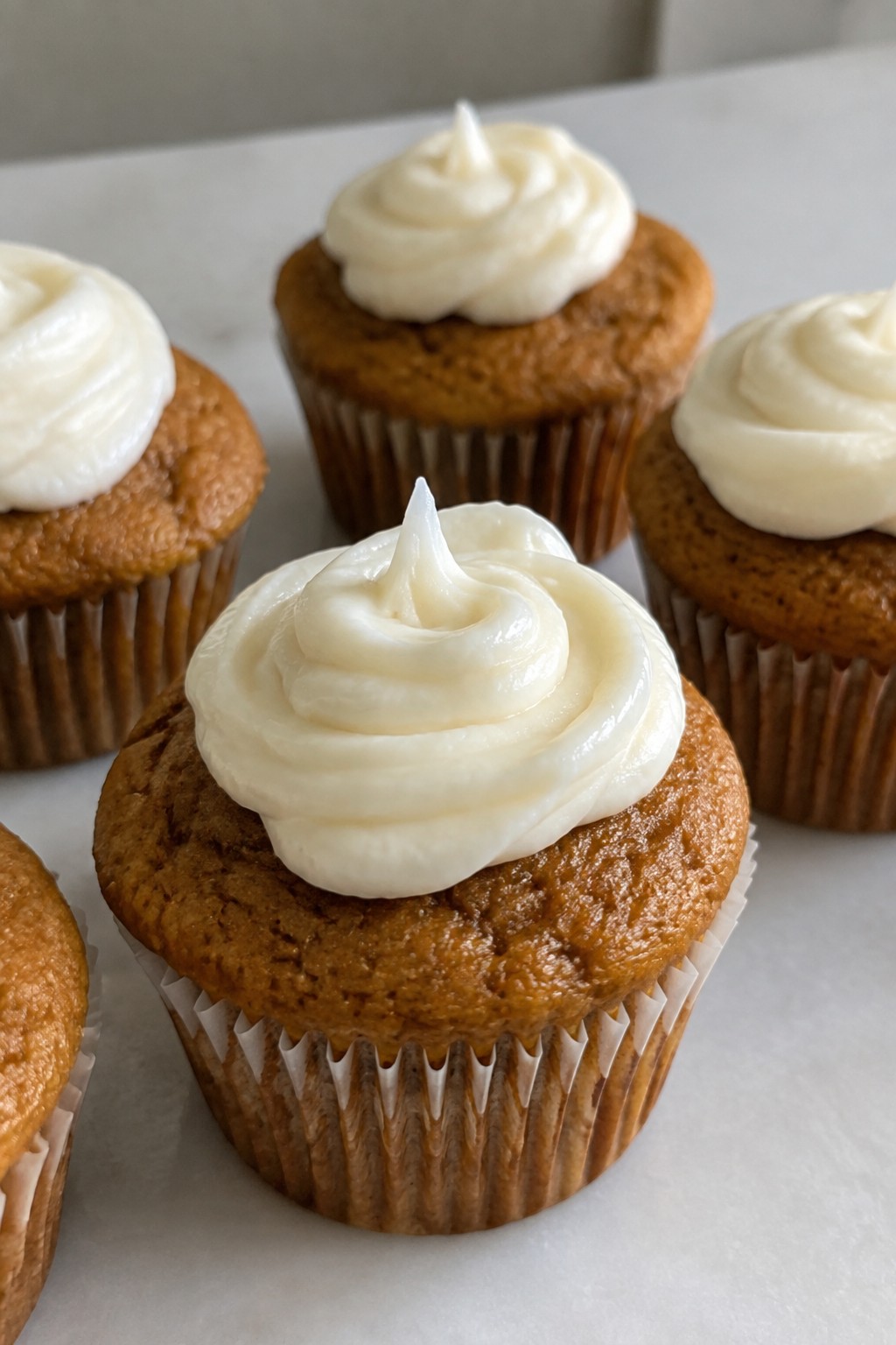 Pumpkin Spice Cupcakes with Cream Cheese Frosting