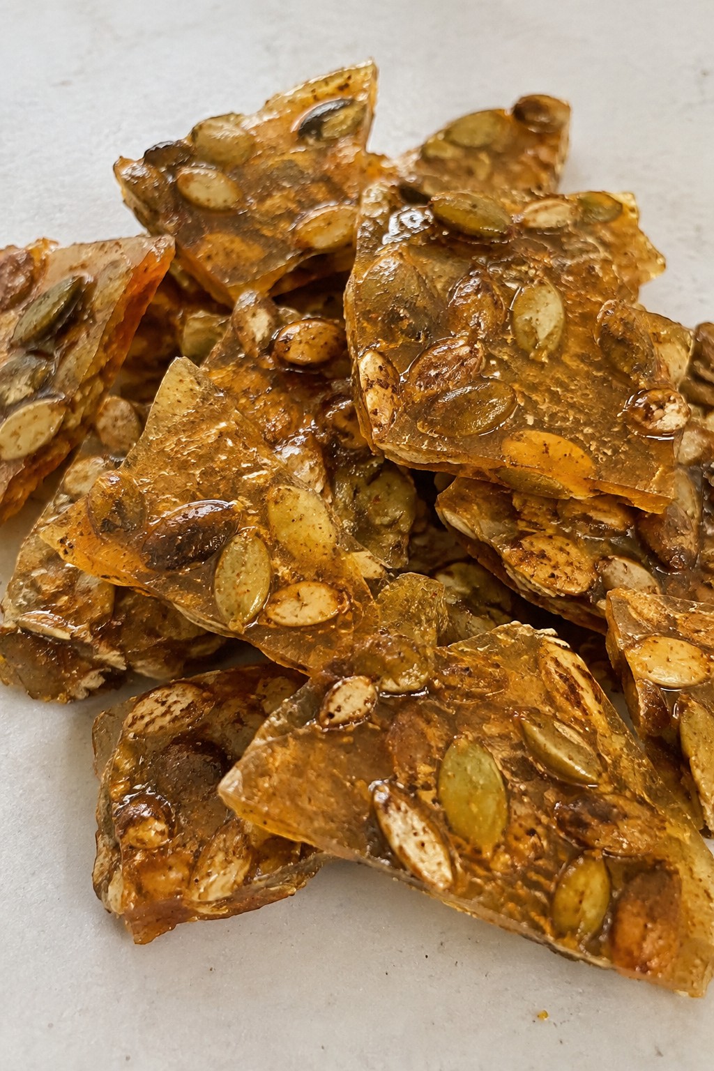 Spiced Pumpkin Seed Brittle