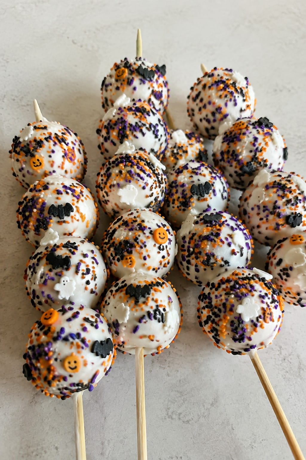 Spooky Sprinkle Donut Hole Skewers
