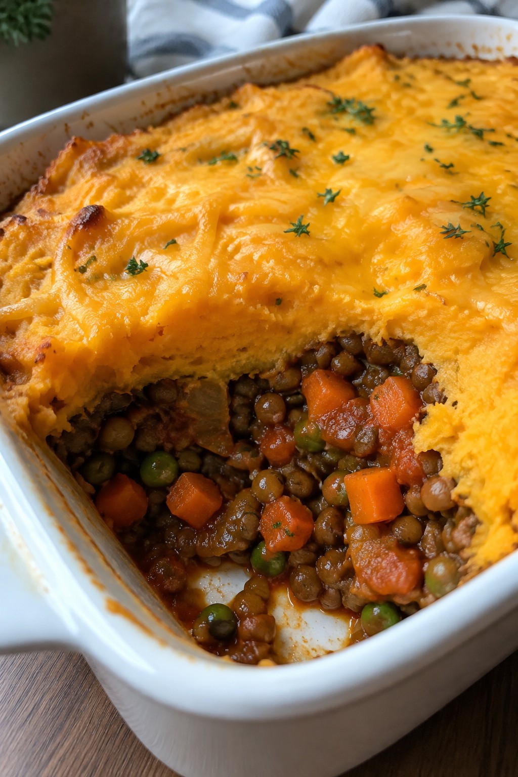 Lentil and Butternut Squash Shepherd’s Pie