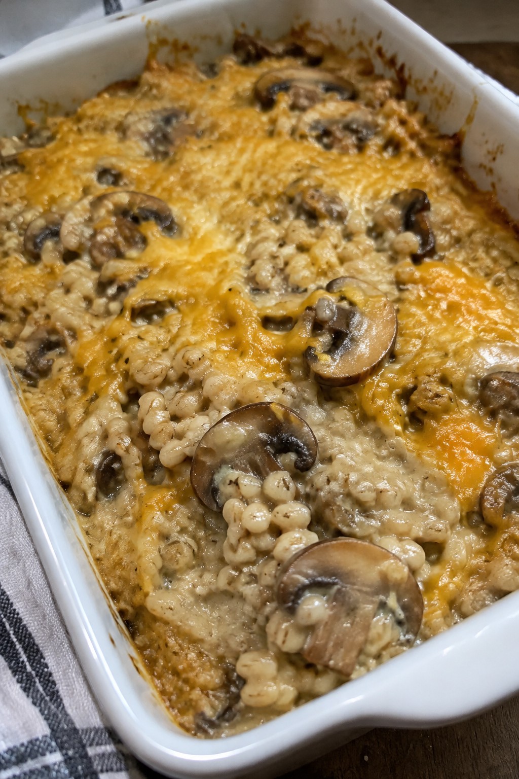 Creamy Mushroom Barley Casserole