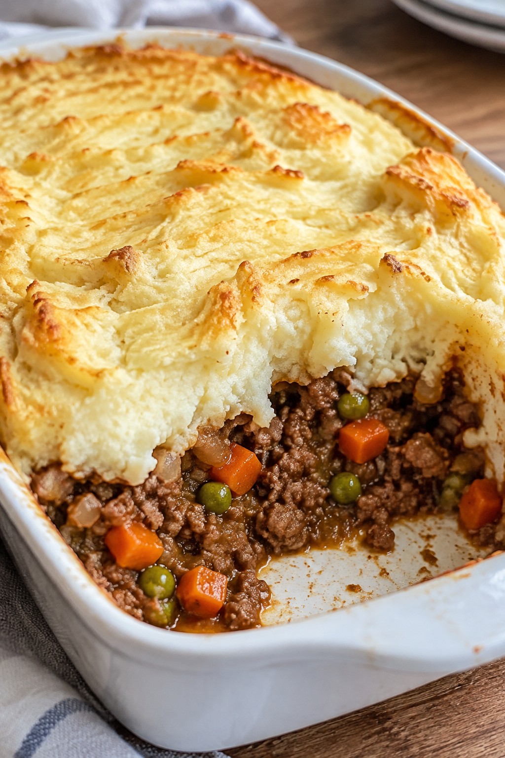 Shepherd’s Pie with Beef and Mashed Potatoes
