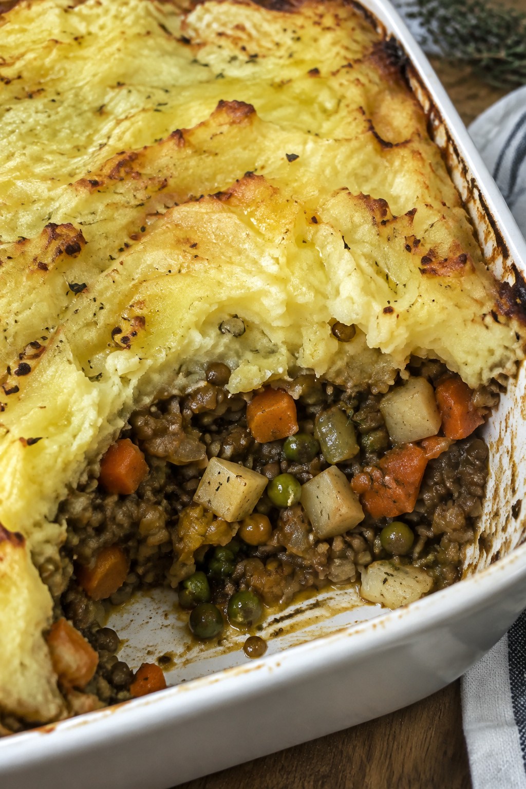 Lentil and Root Vegetable Shepherd’s Pie