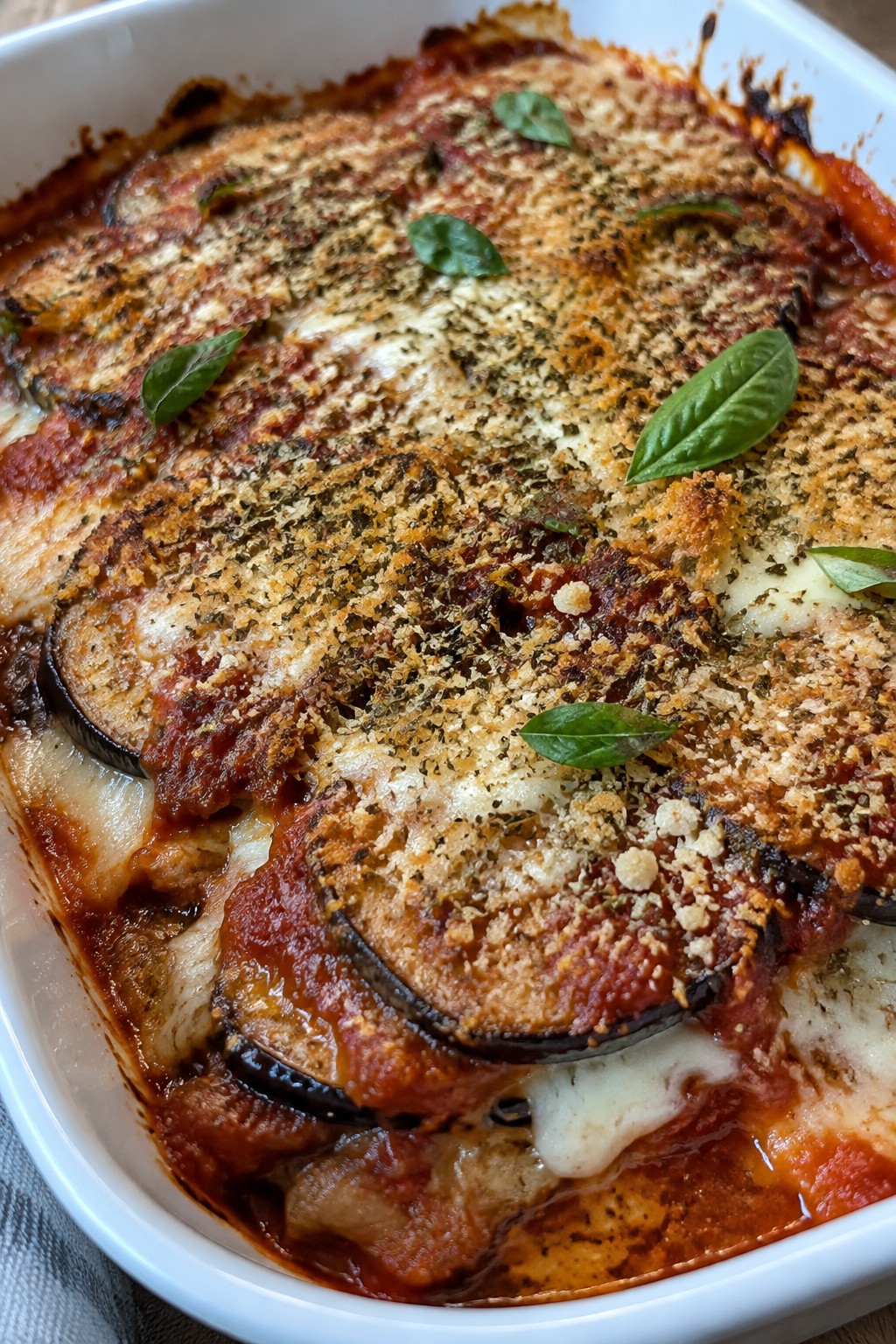 Eggplant Parmesan Casserole
