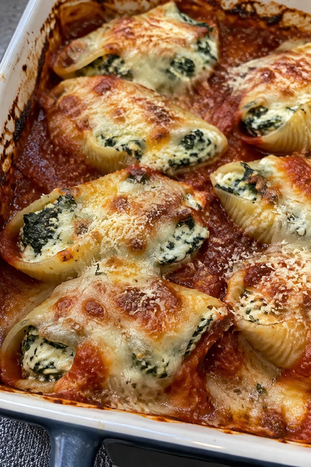 Spinach and Ricotta Stuffed Shells
