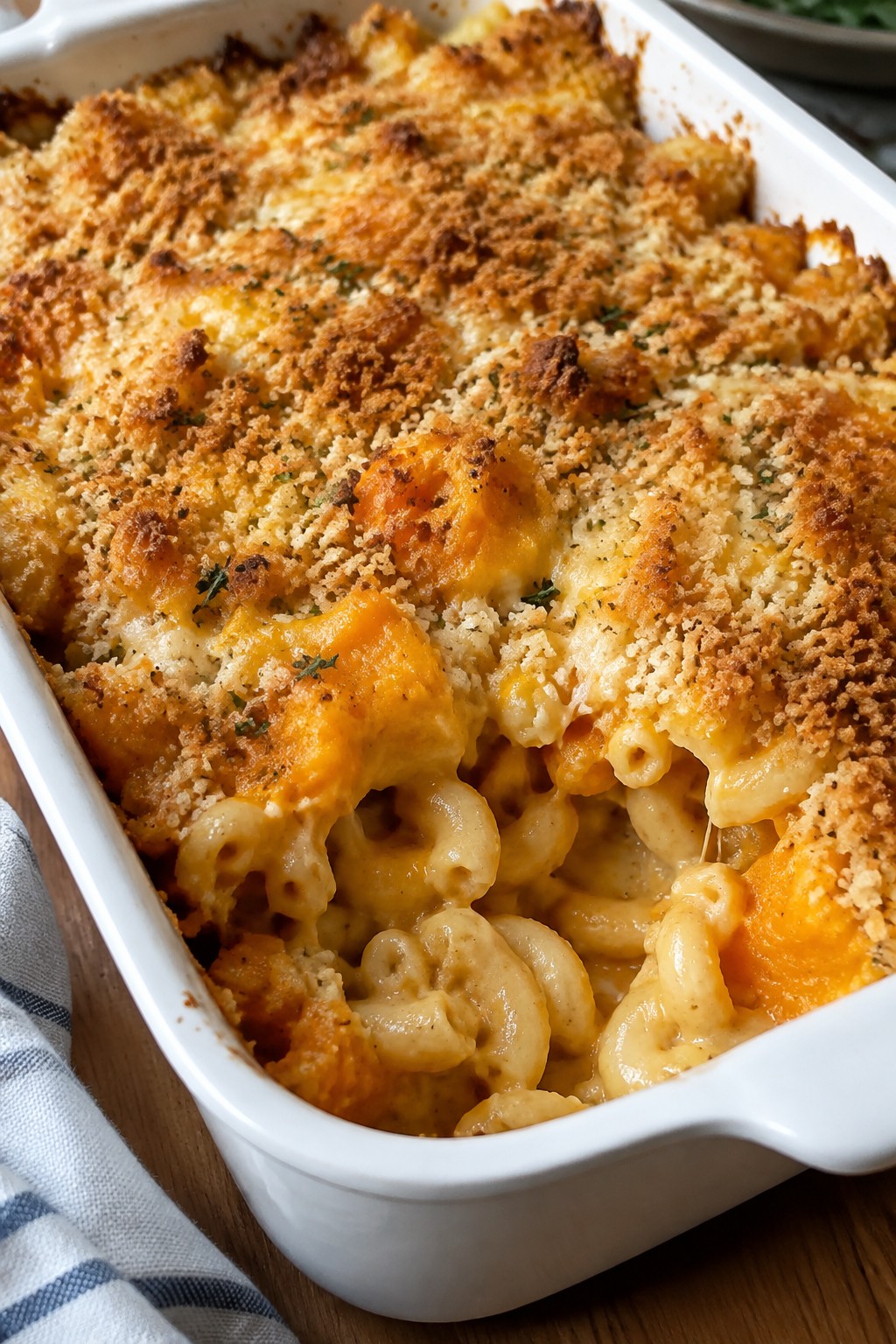 Butternut Squash Mac and Cheese Bake